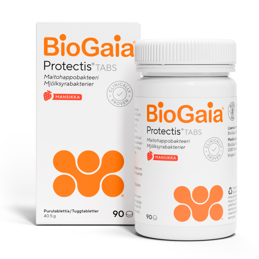 Biogaia Tabs Mansikka maitohappobakteeri