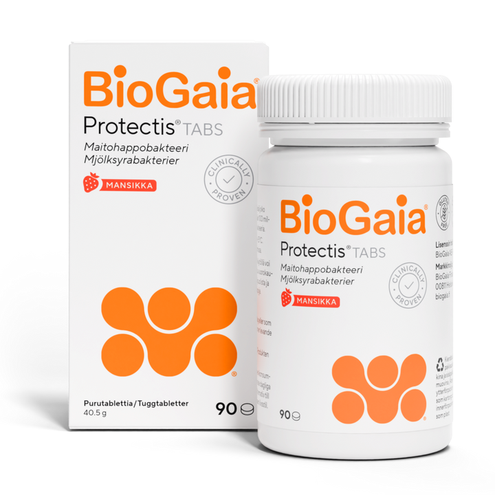 Biogaia Tabs Mansikka maitohappobakteeri