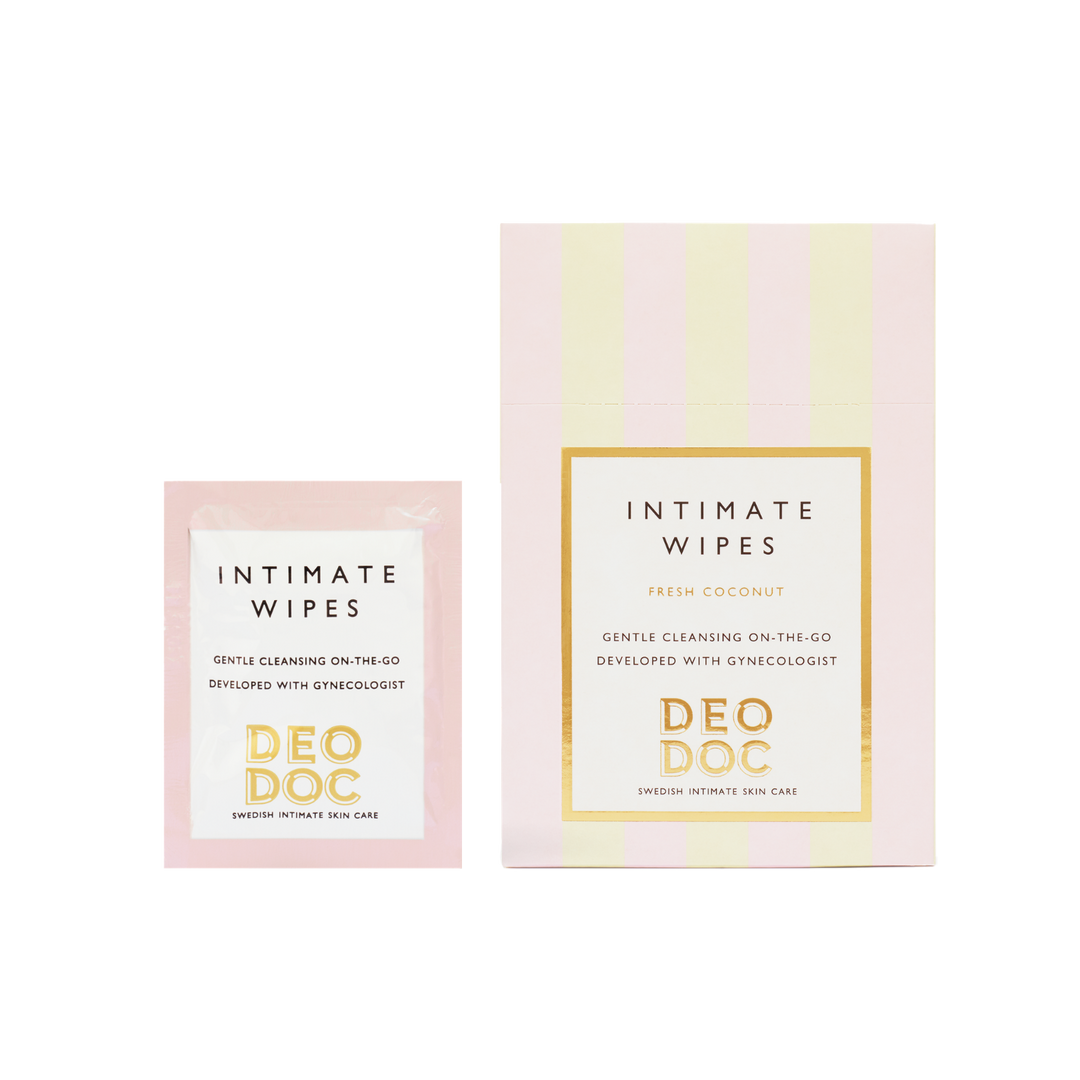 DeoDoc Intimate Wipes Fresh Coconut 10 kpl