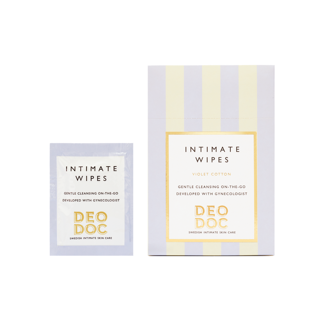 DeoDoc Intimate Wipes Violet Cotton 10 kpl
