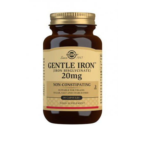 Solgar Gentle Iron 20 mg (bisglysinaatti) 180 kaps