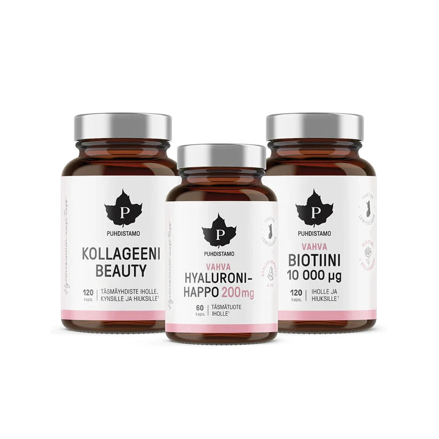 Puhdistamo Beauty Box by Puhdistamo (kollageeni, biotiini & hyaluronihappo)