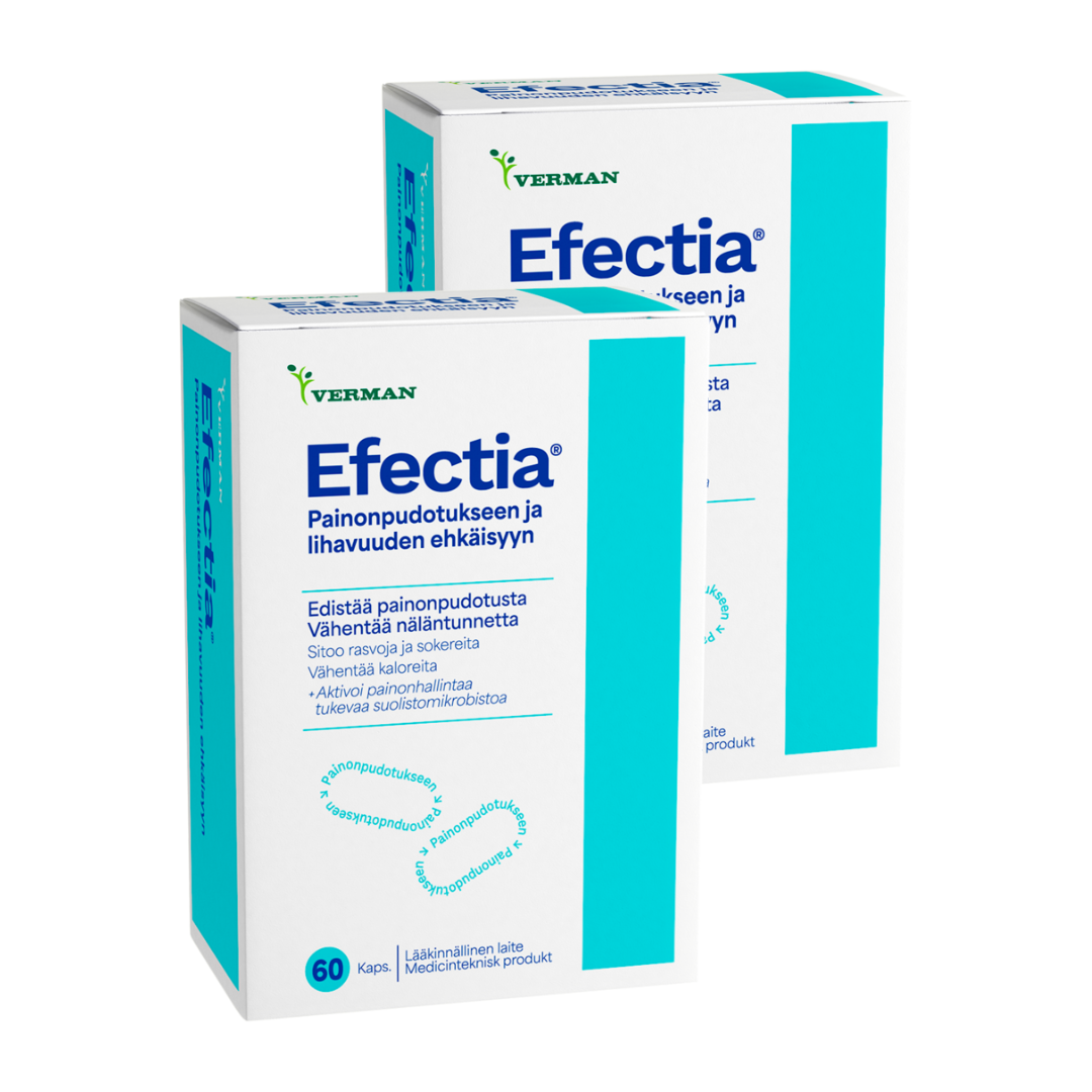 Efectia Painonhallinta 2 x 60 kaps