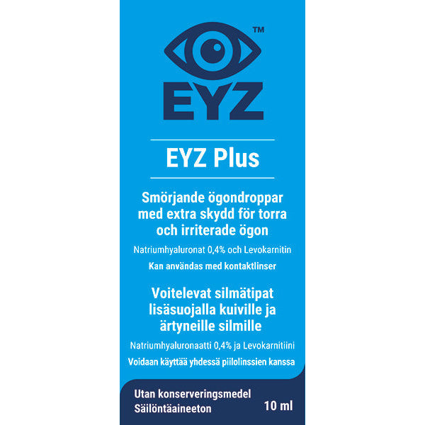 EYZ Plus silmätipat 10 ml (geelimäinen tippa)