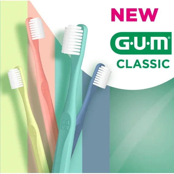 Gum 411 Hammasharja Classic, eri värejä