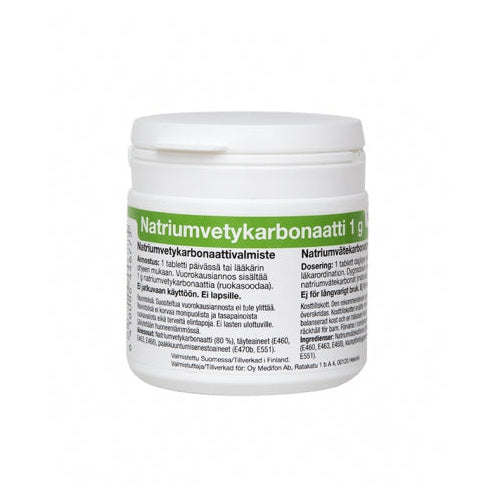 Natriumvetykarbonaatti 1 g Tabl