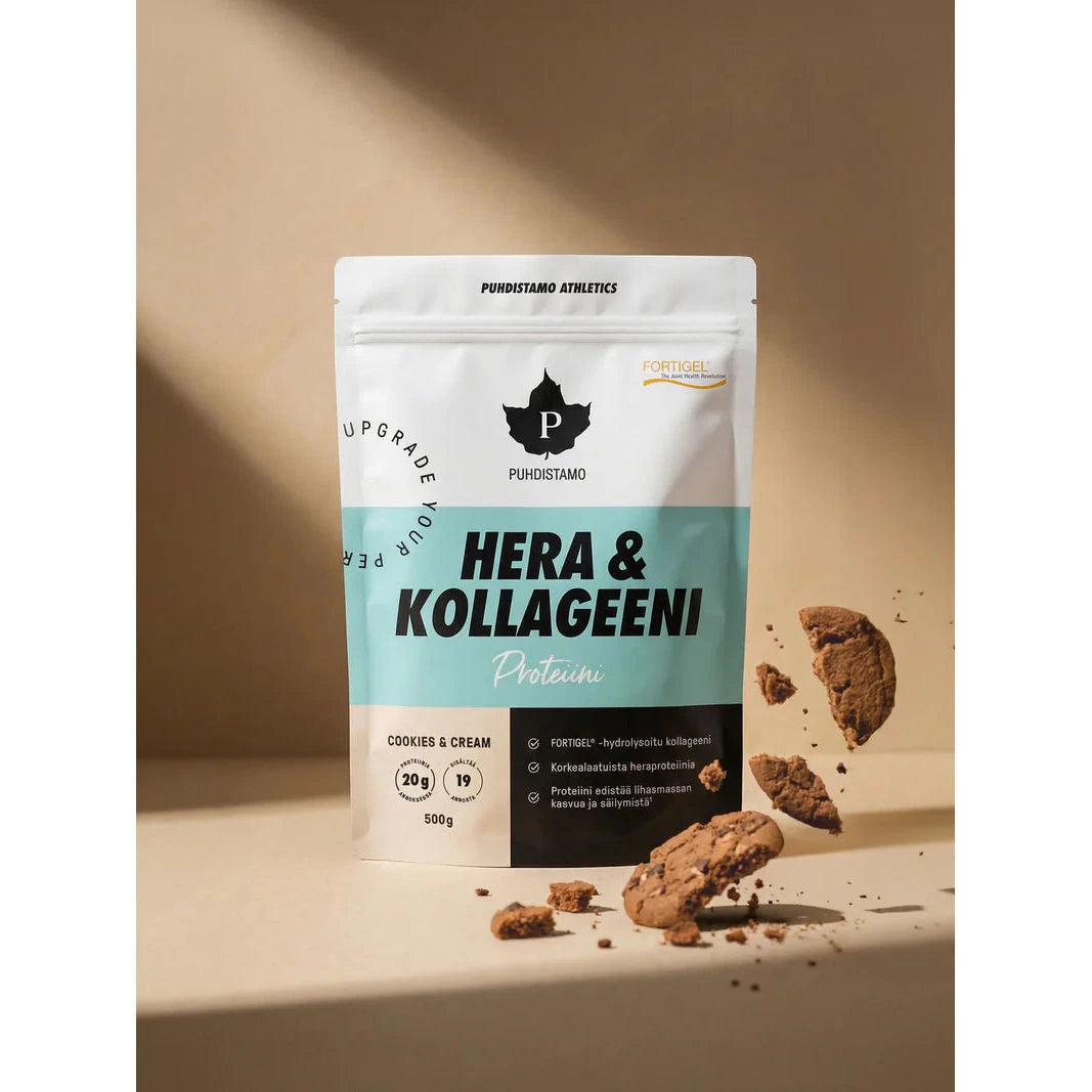 Puhdistamo Athletics Hera & Kollageeni Cookies & Cream