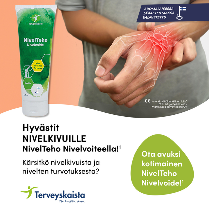 Terveyskaista NivelTeho Nivelvoide 3 x 120 ml