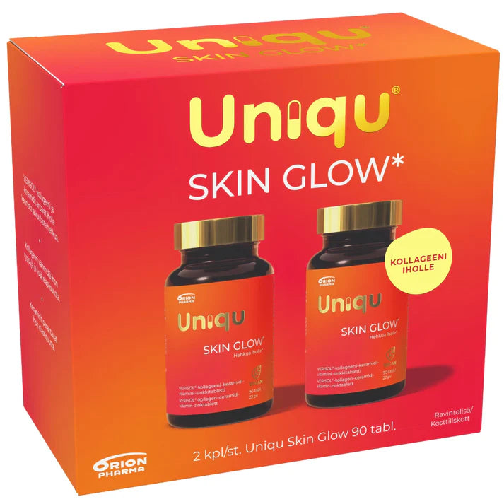 Uniqu Skin Glow Giftpack 2 x 90 tabl
