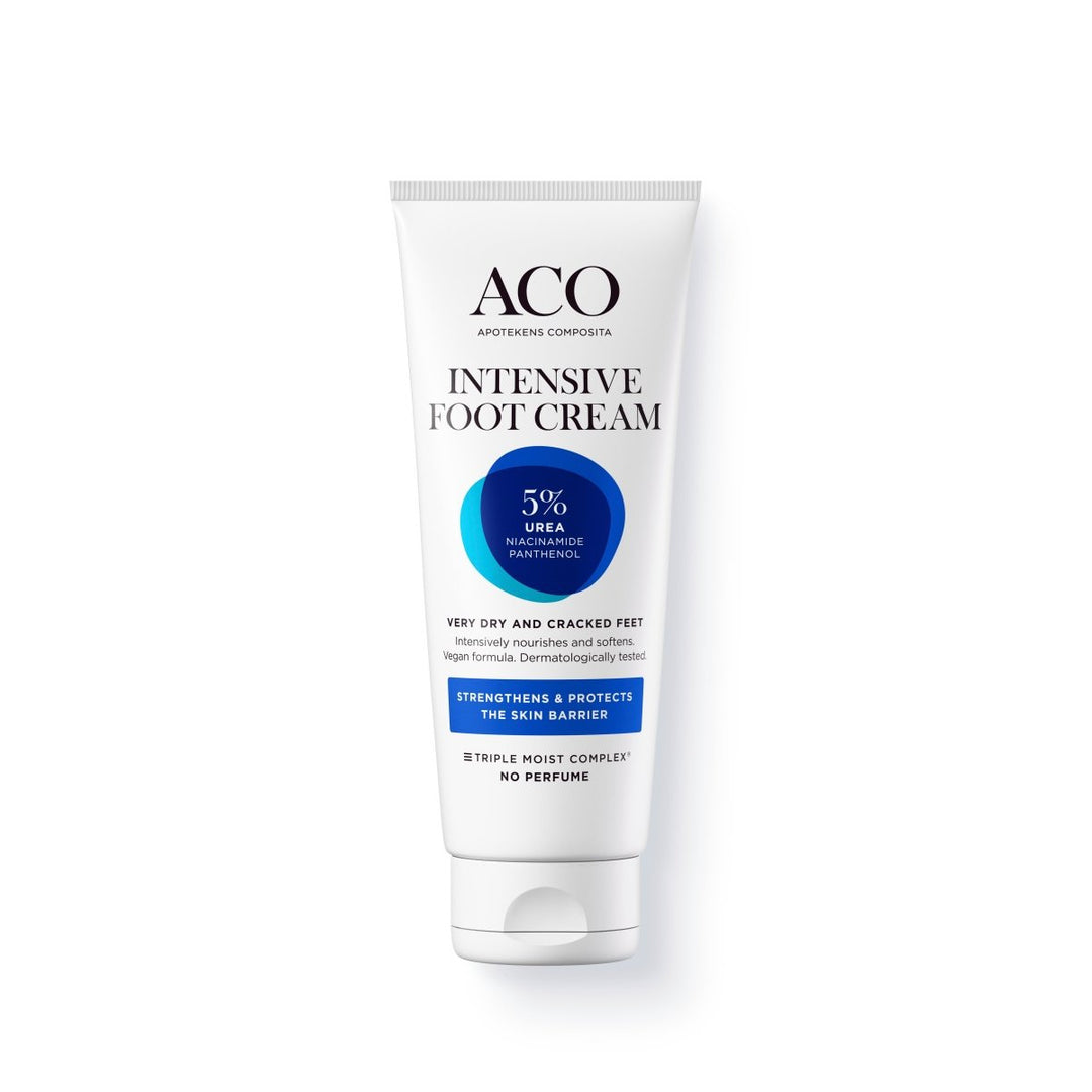 ACO Body Intensive Foot Cream Protect 100 ml - Kuva tuotteesta, jalkavoide kosteuttaa ja suojaa ihoa