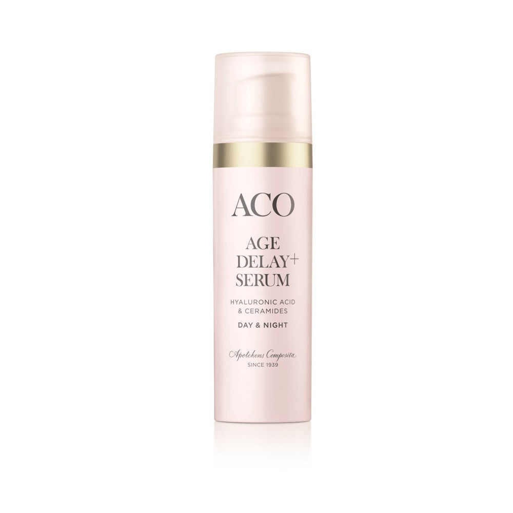  ACO Face Age Delay+ Serum P 30 ml - Kevyt ja kosteuttava seerumi, joka häivyttää juonteita