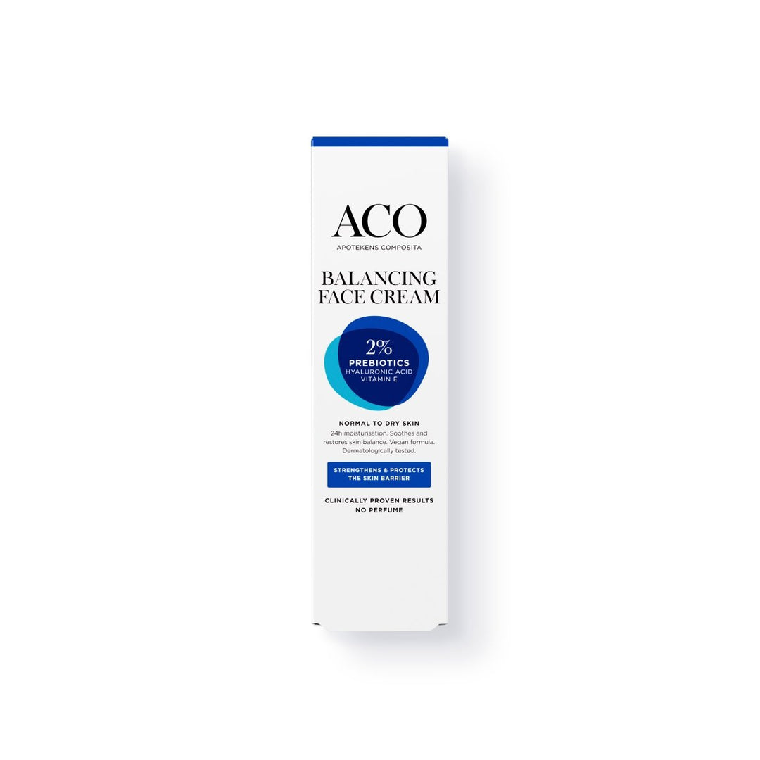 ACO Face Balancing Face Cream Protect 50 ml - Tehokas kasvovoide suojaamaan ja tasapainottamaan ihoa auringon haitallisilta säteiltä 