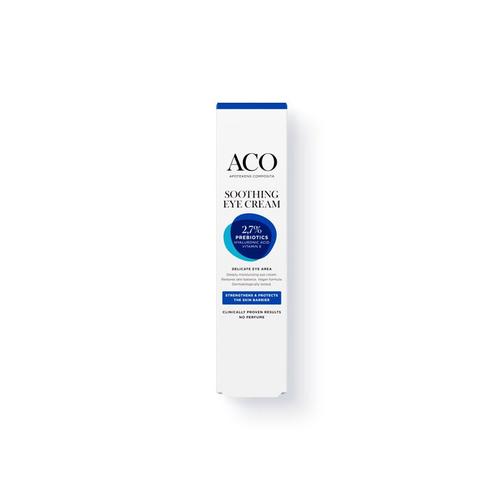 ACO Face Soothing Eye Cream Protect 15 ml - Tehokas silmänympärysvoide, joka rauhoittaa ja suojaa herkkää ihoa 