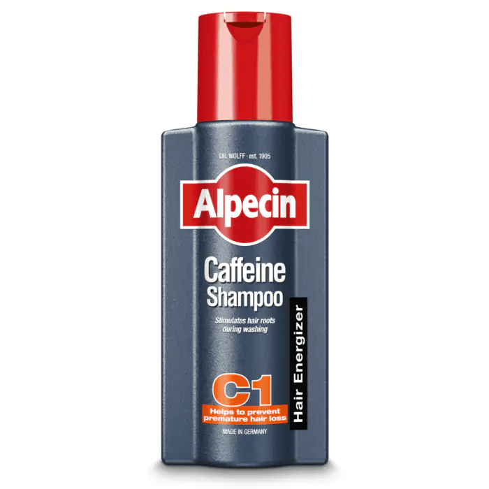 ALPECIN C1 kofeiinishampoo 250 ml - tehokas hiustenhoitotuote miesten hiustenlähdön ehkäisyyn