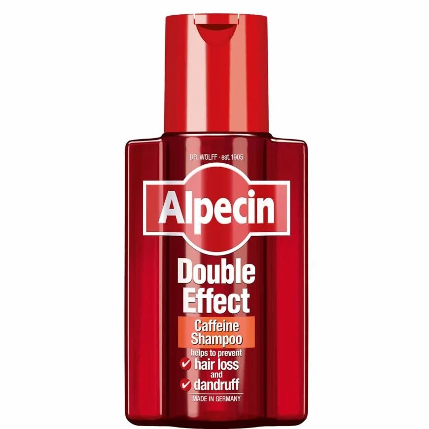Alpecin Double-Effect kaksoisvaikutteinen kofeiinishampoo 200 ml - tehokas hiustenhoitotuote miehille
