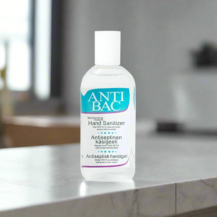  Antibac Desinfioiva (Antiseptinen) Käsidesi - käyttötarkoitus ja etanolin desinfiointivaikutus