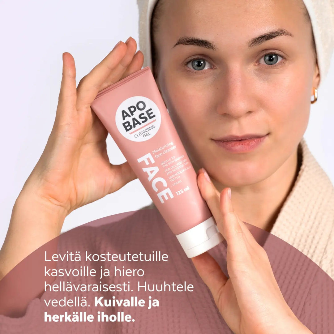Apobase Cleansing Gel puhdistusgeeli kasvoille: A gentle and effective facial cleansing gel for all skin types