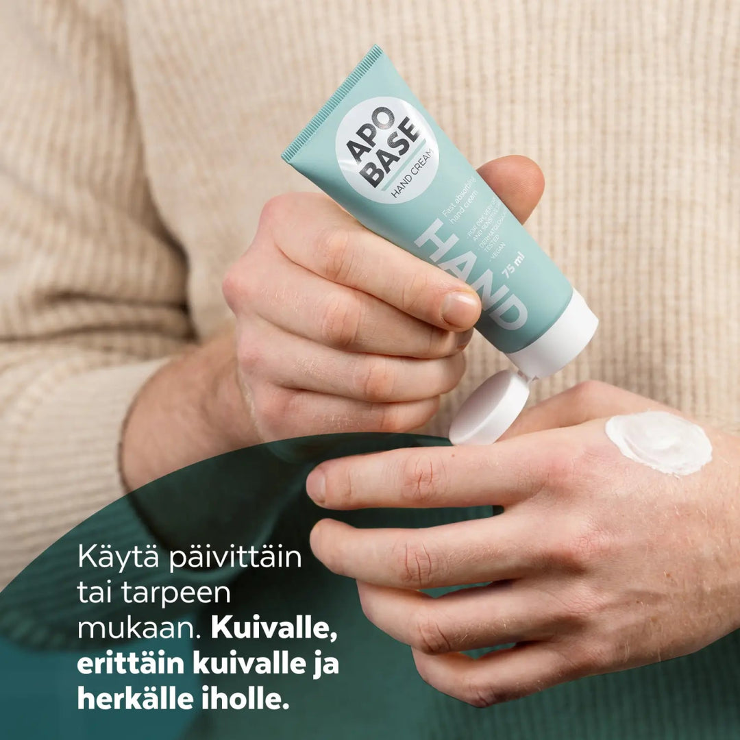 Kevyt voide imeytyy välittömästi, eikä jätä ihoa rasvaiseksi tai tahmeaksi