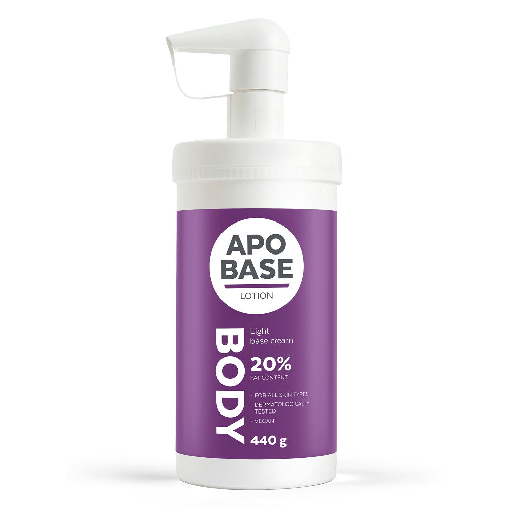Apobase Lotion 20% kevyt perusvoide - dermatologist-recommended lightweight basic lotion for dry skin