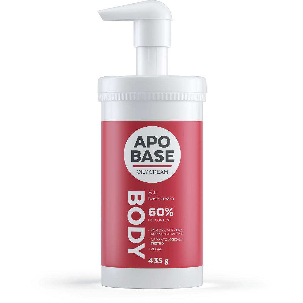Apobase Oily Creme 60 % Rasvainen Voide ravitsee ja pehmittää ihoa