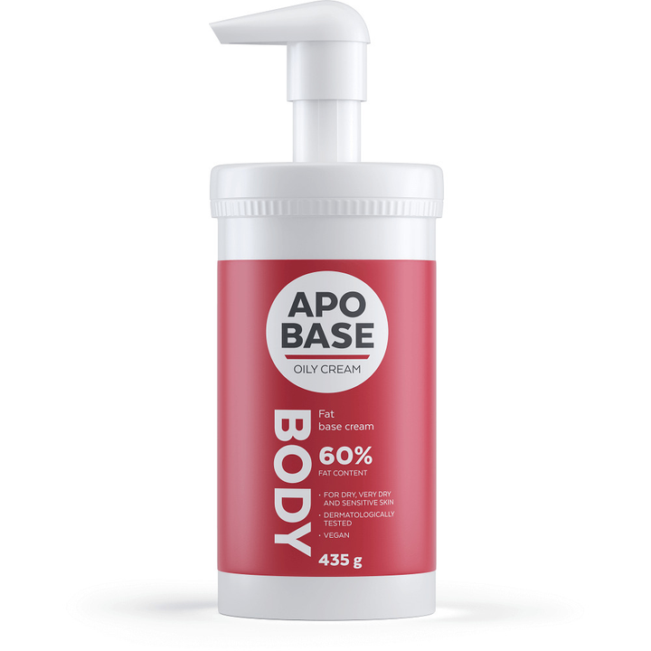 Apobase Oily Creme 60 % Rasvainen Voide ravitsee ja pehmittää ihoa