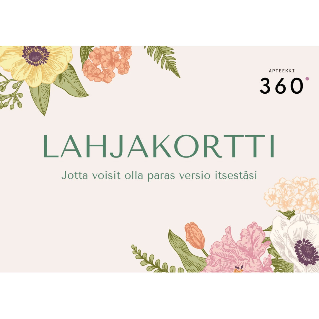 Apteekki 360 Lahjakortti - Apteekki 360 Helsinki - Verkkoapteekki