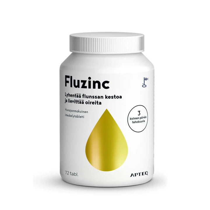 Apteq Fluzinc Hunaja, 24 tabl ja 72 tabl - Apteekki 360 Helsinki - Verkkoapteekki