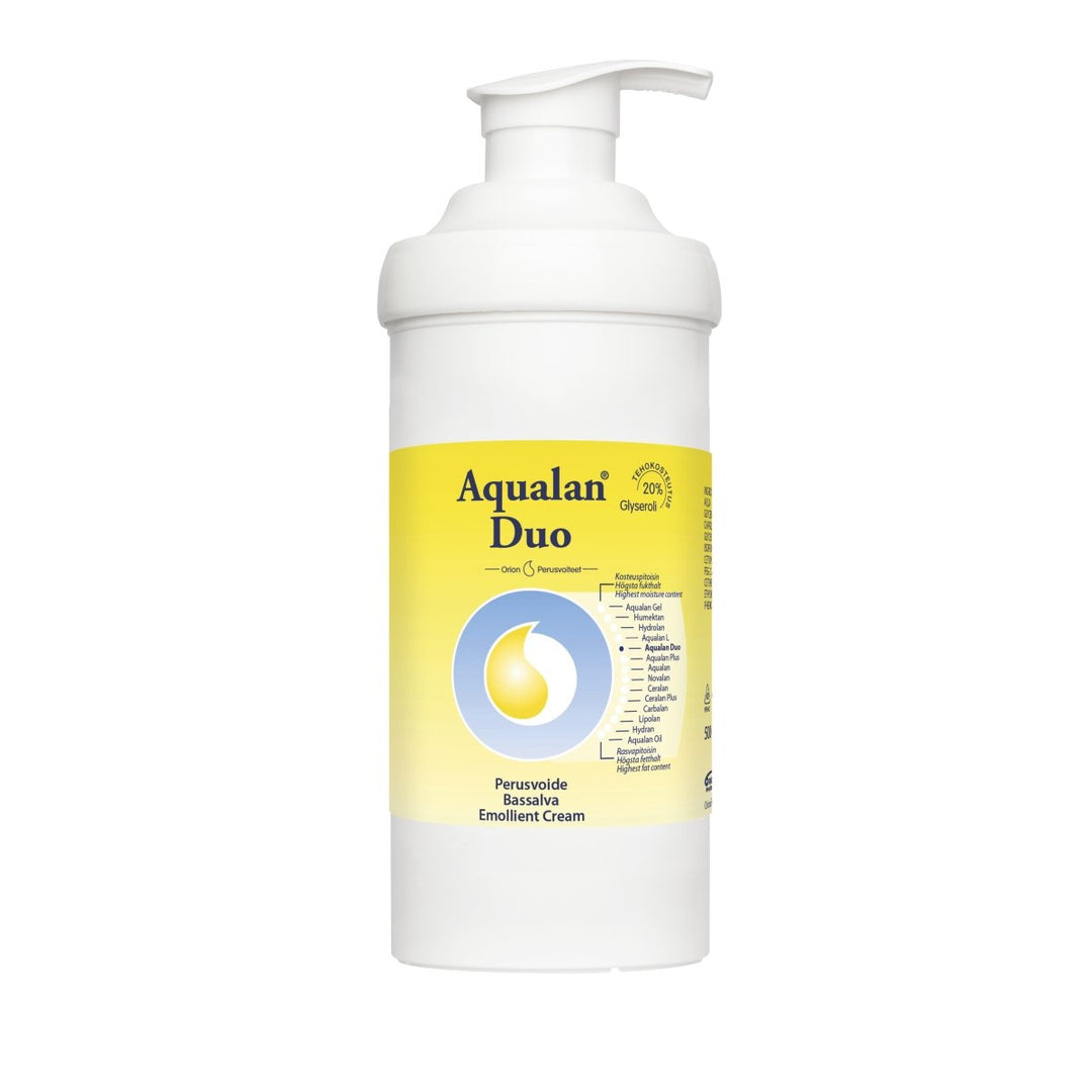 Aqualan Duo - Kosteuttava ja hoitava ihonhoitotuote kuvassa