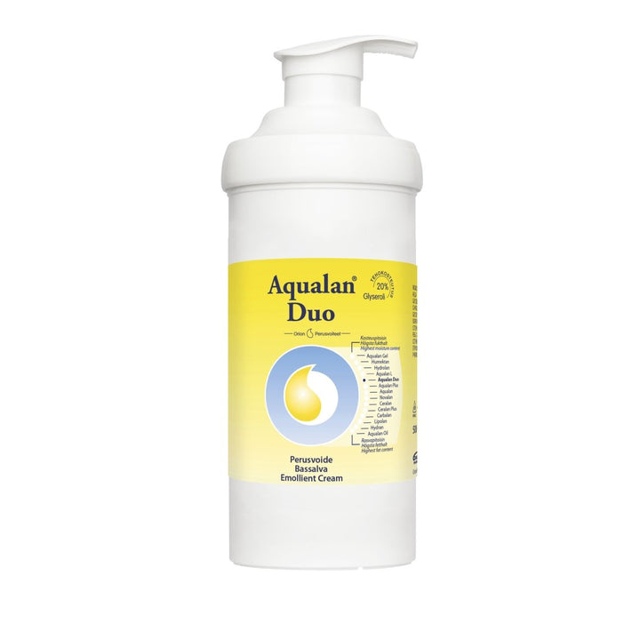 Aqualan Duo - Kosteuttava ja hoitava ihonhoitotuote kuvassa
