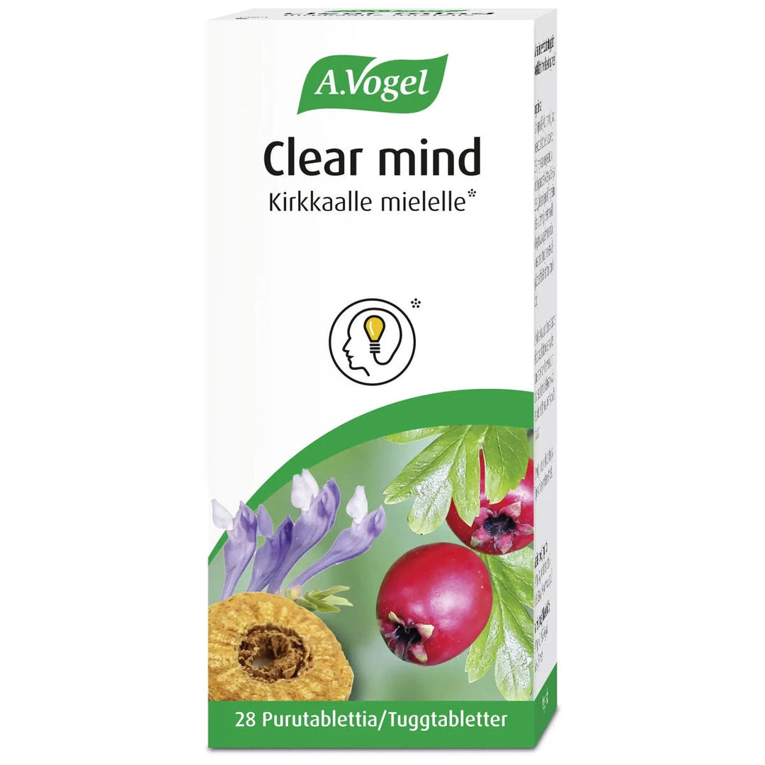 A.Vogel Clear Mind Purutabletti - Apteekki 360 Helsinki - Verkkoapteekki