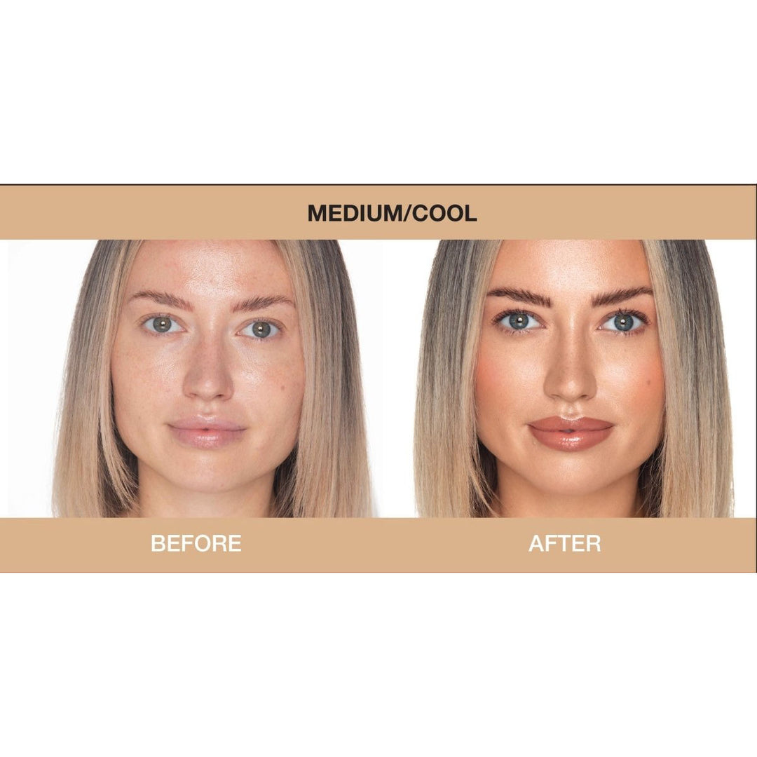 Image of Bellapierre BB Cream in medium cool, a lightweight and hydrating tinted moisturizer for a natural, flawless complexion