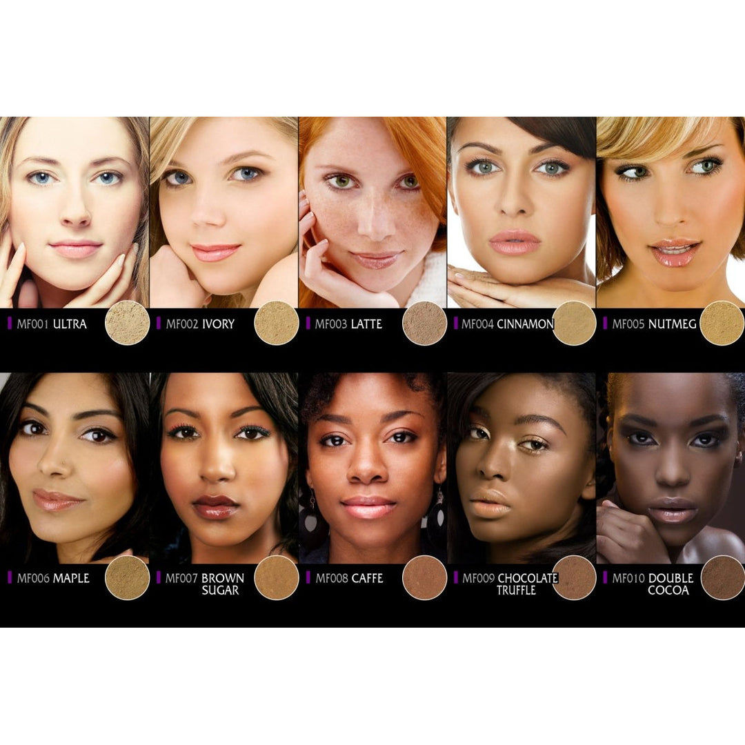 Bellápierre Compact Mineral Foundation SPF15, Nutmeg - päivittäiseen käyttöön sopiva aurinkosuojalla varustettu mineraalimeikkivoide