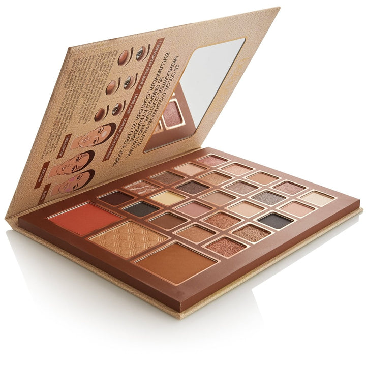 Bellápierre Eye and Face Book Nude Paletti palette with neutral shades for versatile makeup looks