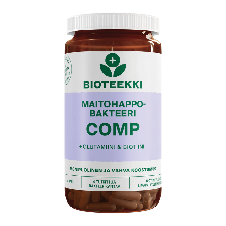 Bioteekki Maitohappobakteeri Comp - Apteekki 360 Helsinki - Verkkoapteekki
