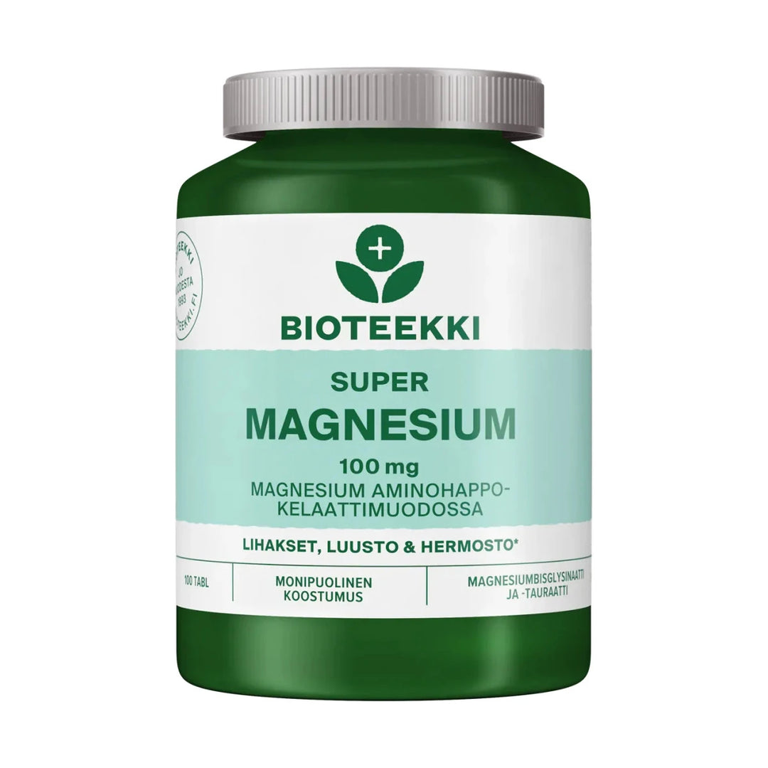Bioteekki Super Magnesium - Apteekki 360 Helsinki - Verkkoapteekki