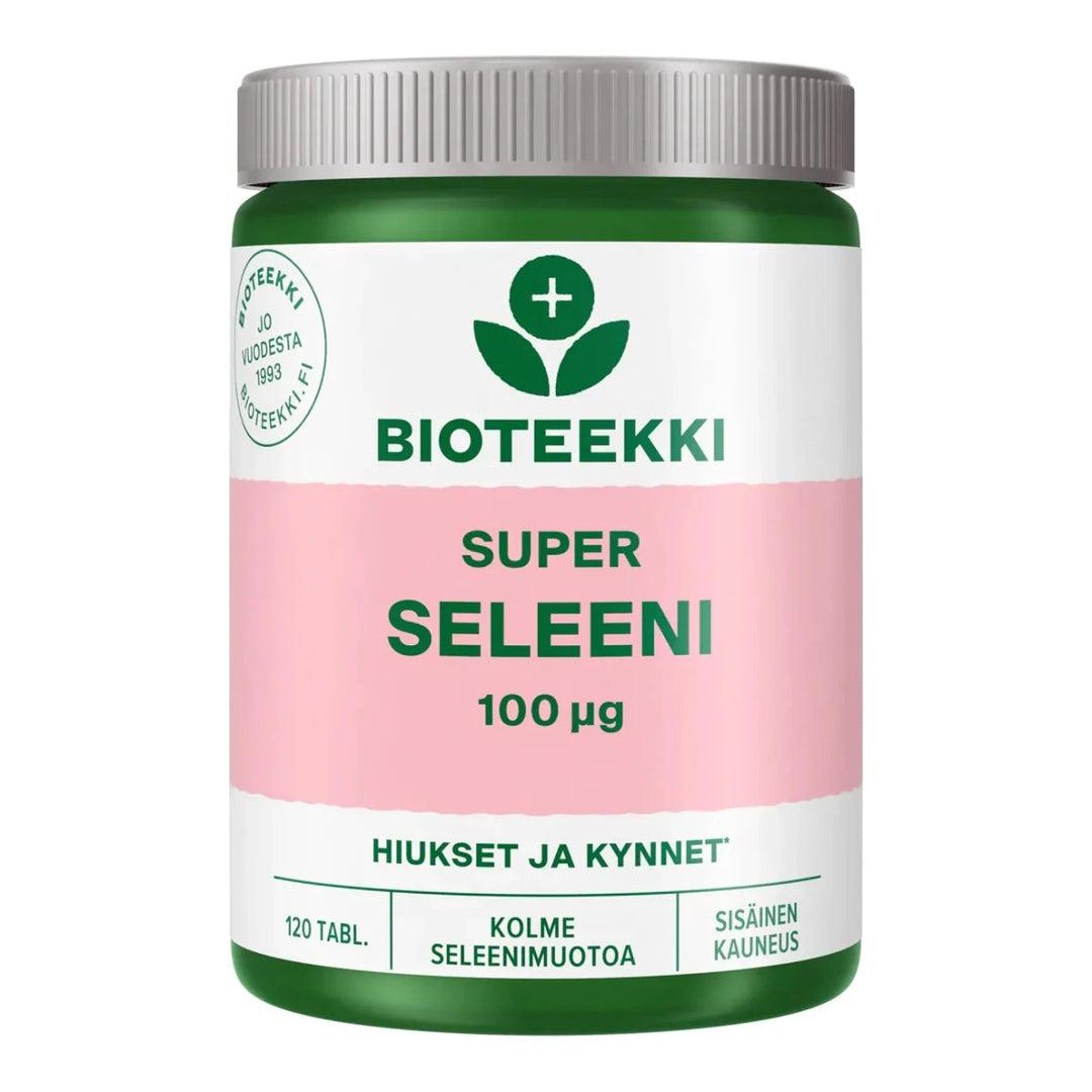 Bioteekki Super Seleeni 100 ug - Apteekki 360 Helsinki - Verkkoapteekki