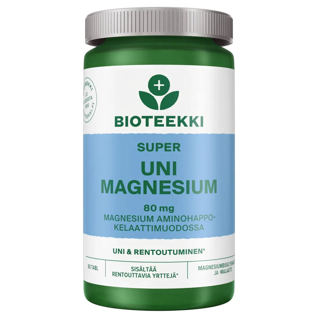 Bioteekki Super Uni Magnesium - Apteekki 360 Helsinki - Verkkoapteekki