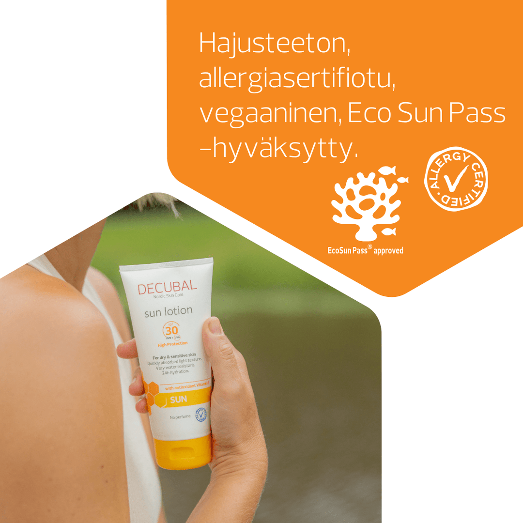 Decubal Body Sunlotion SPF30 Tuubi - Dermatologically tested sun protection for sensitive skin