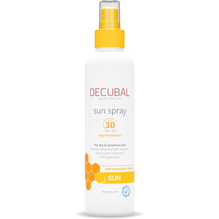 Suojaava aurinkosuojasuihke Decubal Body Sunspray SPF30 Pullo