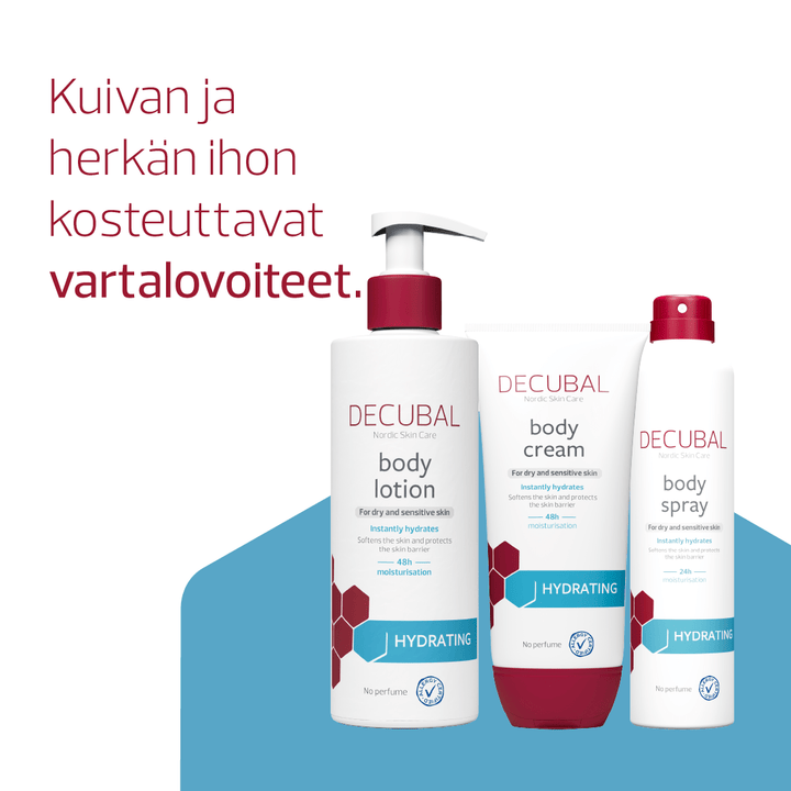 Decubal Hydrating Body Cream 200 ml - Intensely moisturizing and nourishing cream for dry skin