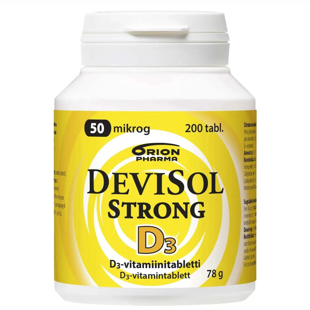 DeviSol Strong 50 mcg - D-vitamiini - Apteekki 360 Helsinki - Verkkoapteekki