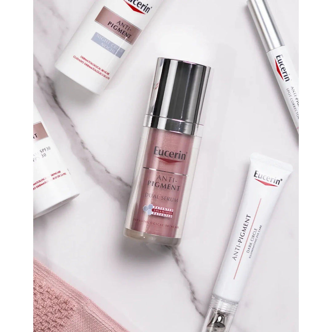 Eucerin kaksoisseerumi vähentää pigmenttiläiskiä tehokkaasti ja ehkäisee niiden muodostumista