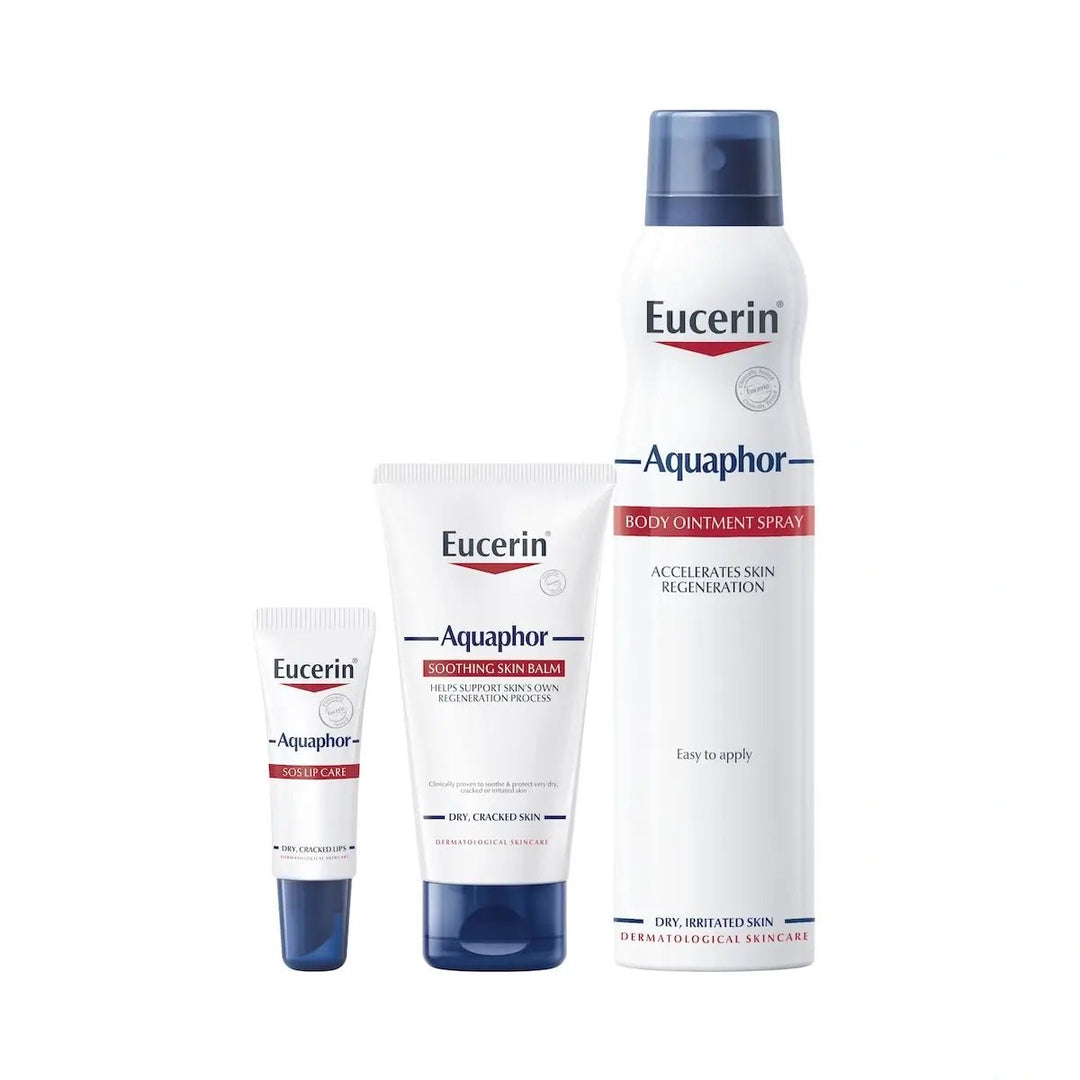 Eucerin Aquaphor Sos Lip Care - Muodostaa suojakerroksen kuiville ja halkeileville huulille
