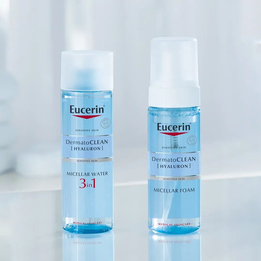 
Eucerin DermatoCLEAN [HYALURON] 3 in 1 Micellar Water puhdistusvesi poistaa meikin ja epäpuhtaudet iholta