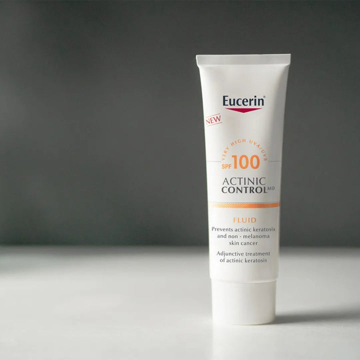 Eucerin Sun Actinic Control MD SPF100 -lääkinnällinen laite UV-säteilyn aiheuttamien keratinosyyttien DNA-vaurioiden ennaltaehkäisyyn