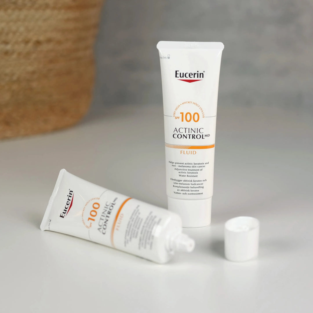 Eucerin Sun Actinic Control MD SPF100 -lääkinnällinen laite aktiinisen keratoosin ja ei-melanoottisen ihosyövän ehkäisyyn