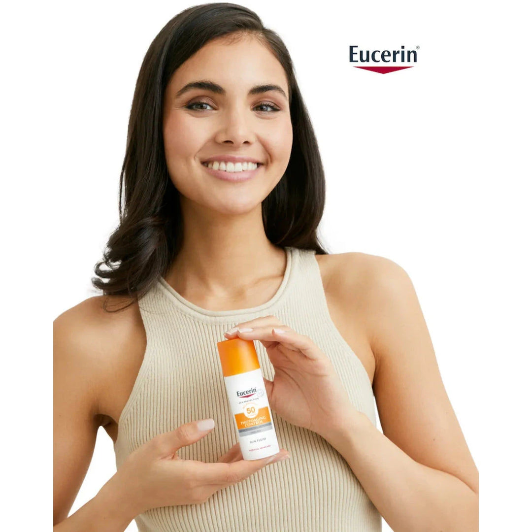 Eucerin aurinkosuoja kasvoille, kaulalle ja dekoltee-alueelle