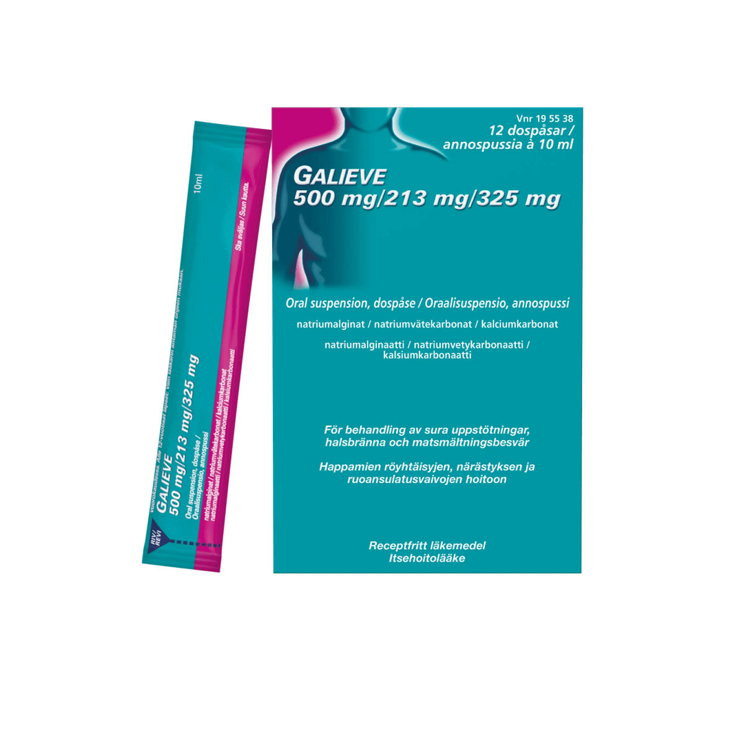 Galieve 213 Mg/325 Mg/500 Mg Oraalisusp, Annospussi - Apteekki 360 Helsinki - Verkkoapteekki