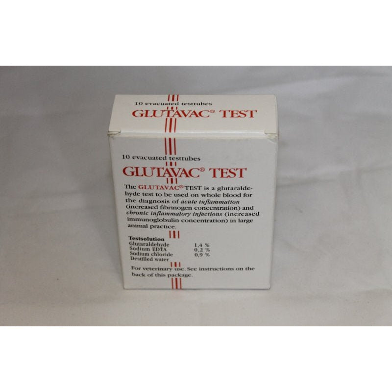 Glutavac Glutaarialdehydi-Testi - Tuote, joka testaa glutaarialdehydin määrää