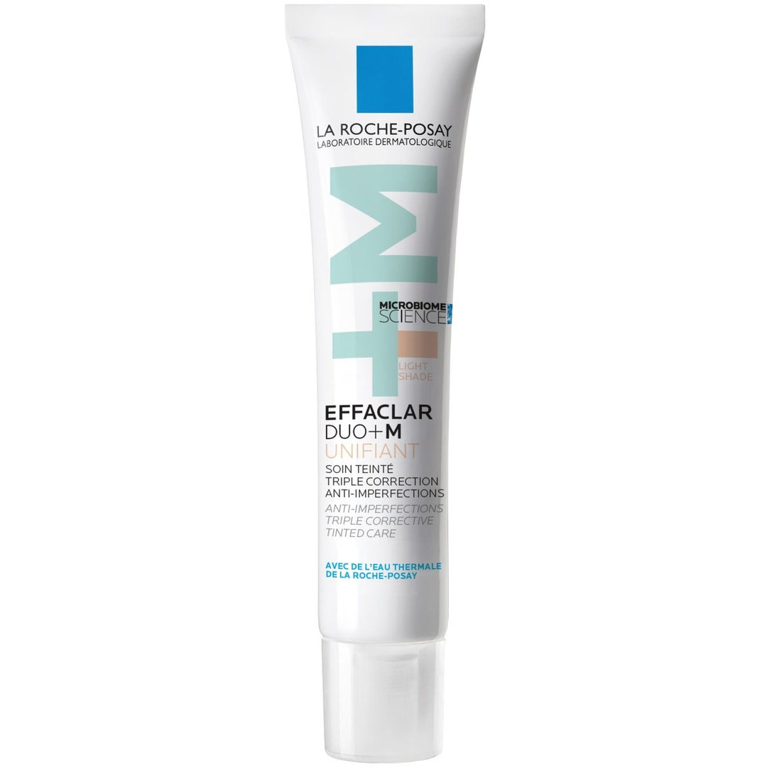 La Roche-Posay Effaclar Duo+M Unifiant vaalea sävy 40 ml - Tehokas ihonhoitotuote, joka tasoittaa sävyä ja ehkäisee epäpuhtauksia
